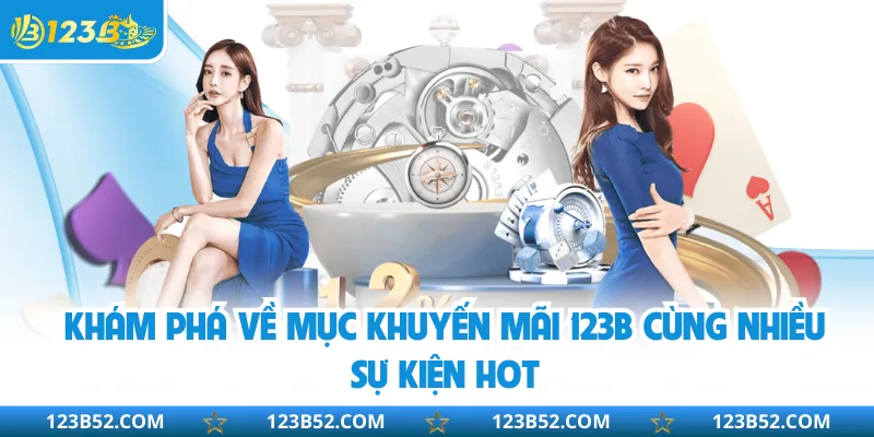 Khám phá về mục khuyến mãi 123B cùng nhiều sự kiện hot