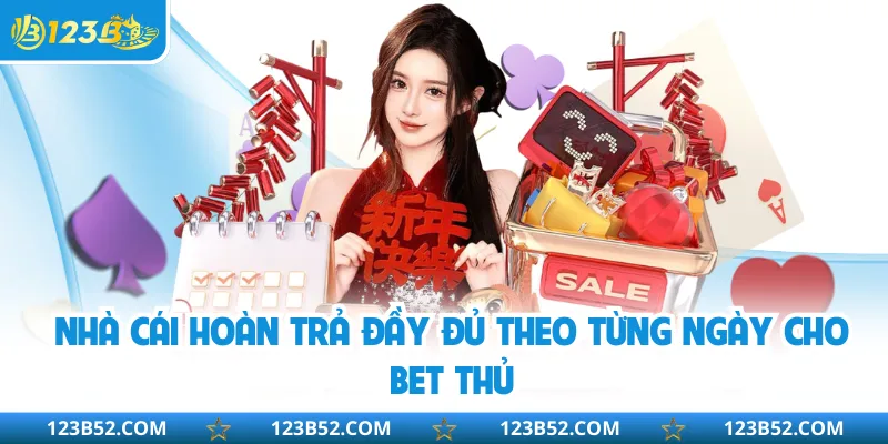 Nhà cái hoàn trả đầy đủ theo từng ngày cho bet thủ